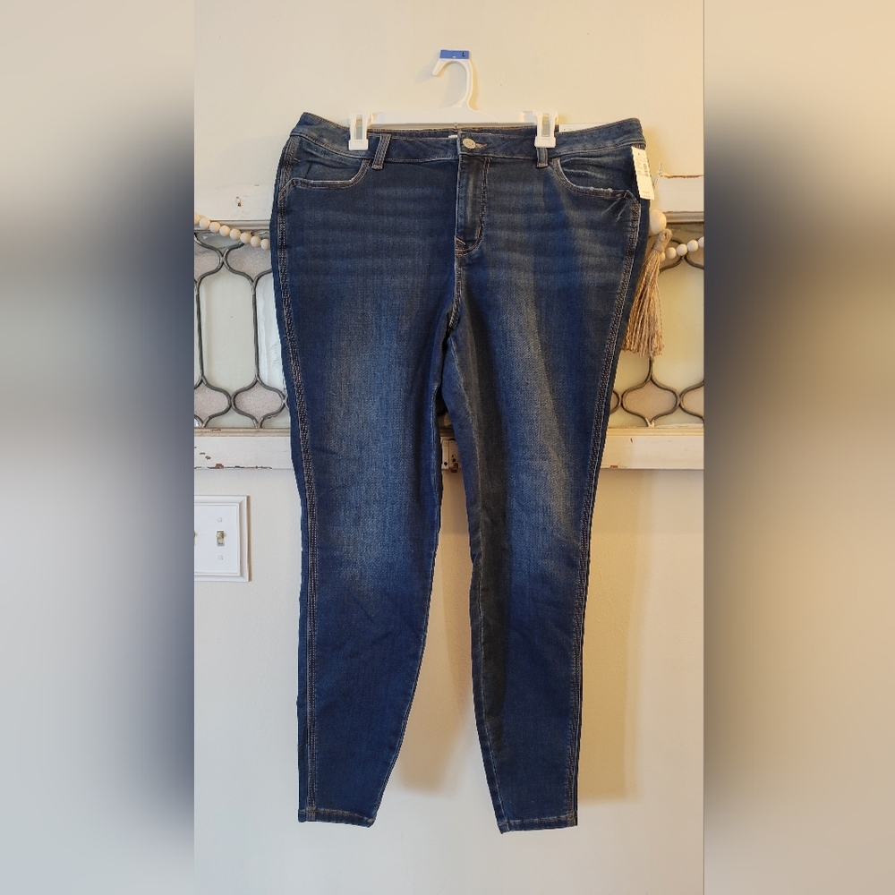Maurices Dark Blue Skinny Jeans